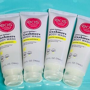 EOS Shea Better Cashmere Body Wash 4 Pack (New, Sealed)